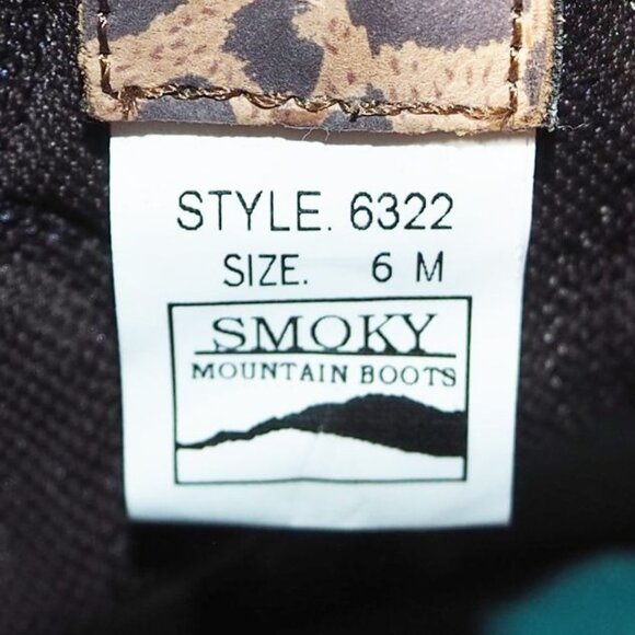 Smoky Mountain Hailey Snip Toe Women's 6M Western Cowboy Boots Leopard Print - Picture 10 of 11